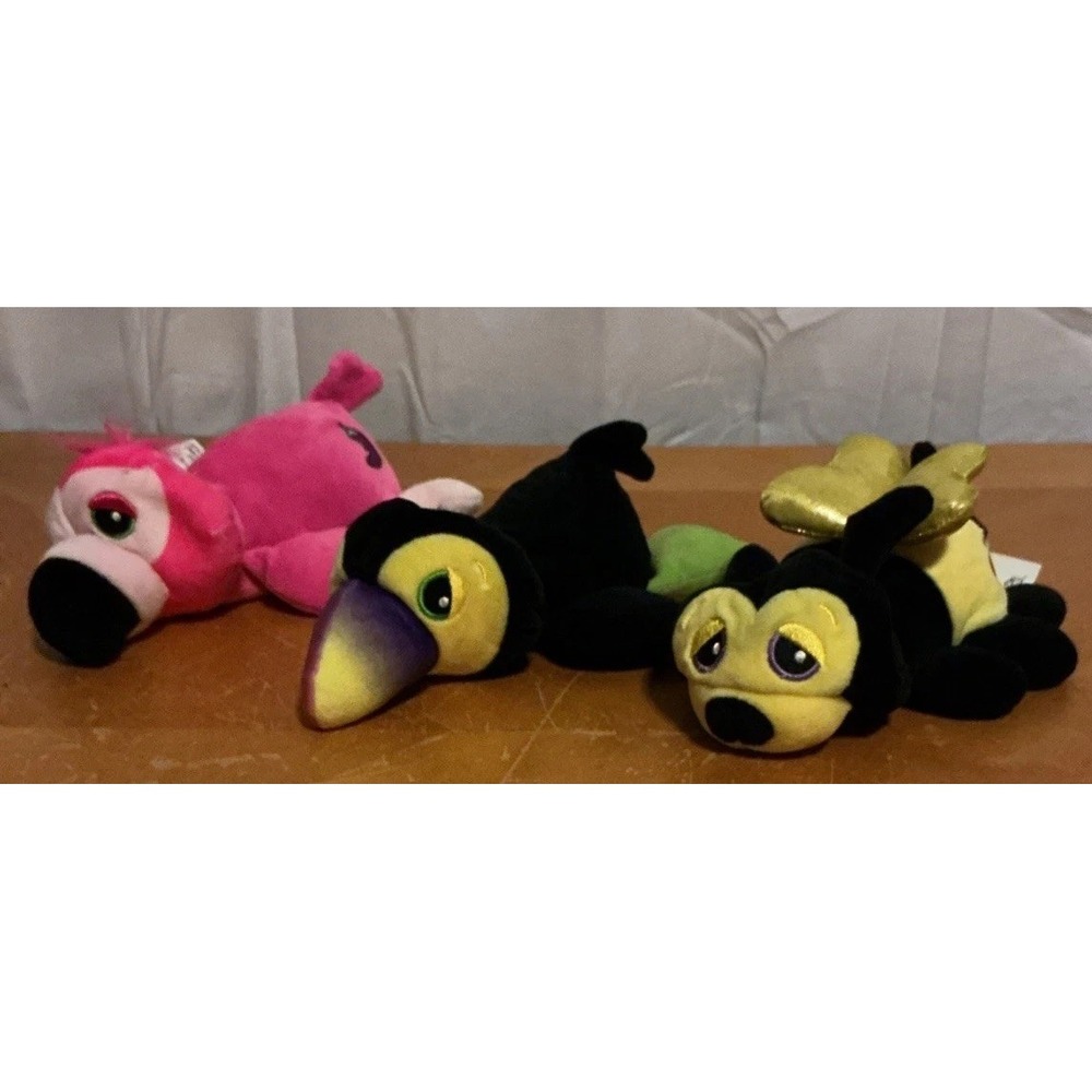 Lot Of 3 2019 Cutetitos Fruititos Flamingo, Toucan‎ And Bee, Basic Fun
